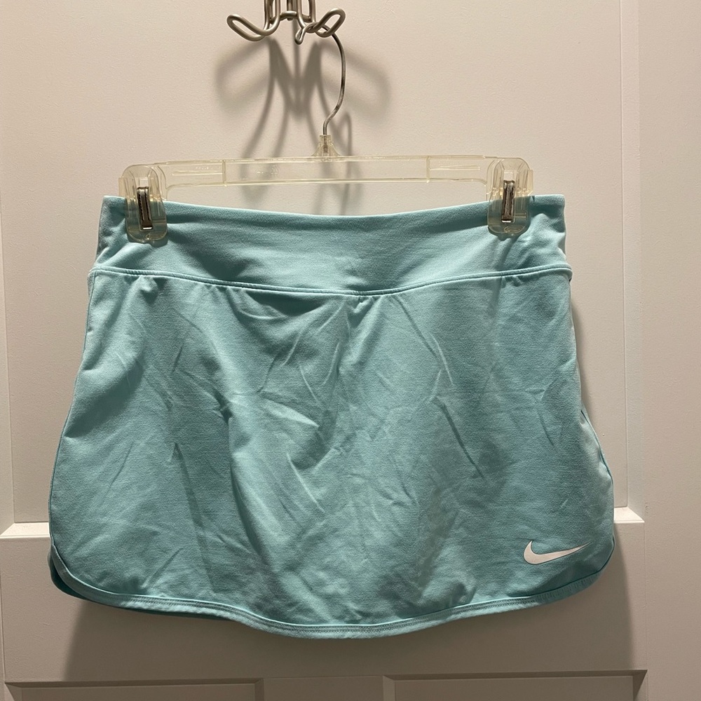 light blue small nike tennis skirt